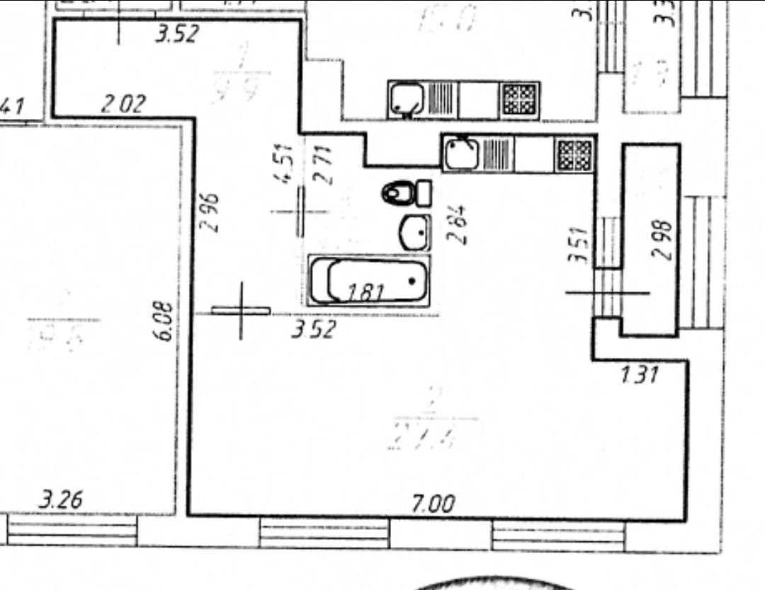 Продажа квартиры Кременчугская, 21 к. 3. Стоимость 13 600 тыс.р. Общая  площадь 42 м?.