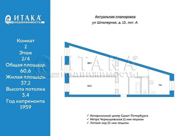 Продажа квартиры Шпалерная, 13 литер А
