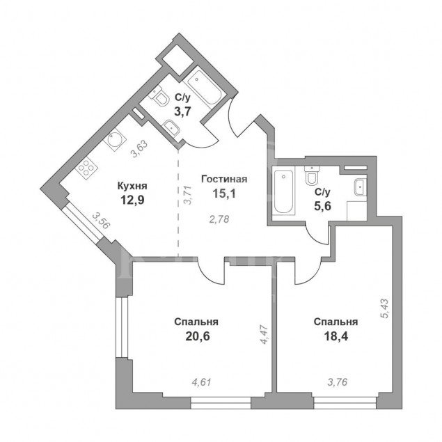 Продажа квартиры Мичуринский, 3