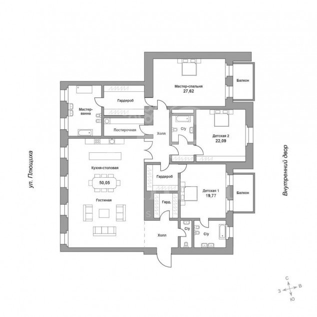 Продажа квартиры Плющиха, 37