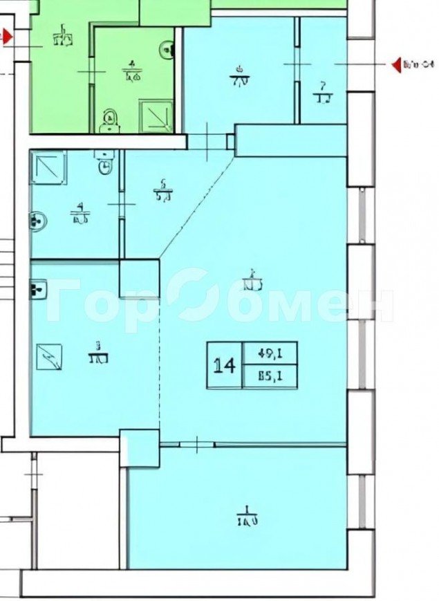 Продажа квартиры Люберцы, Хлебозаводской, 9