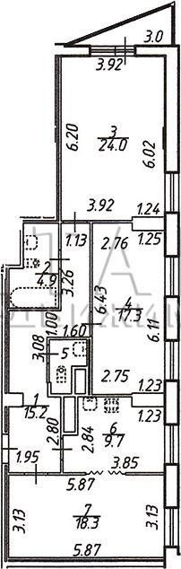 Продажа квартиры Руднева, 16