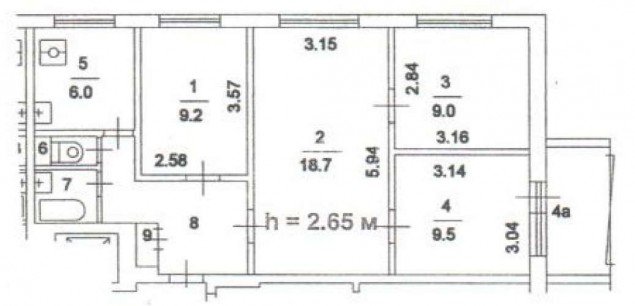 Продажа квартиры Кустанайская, 6к3