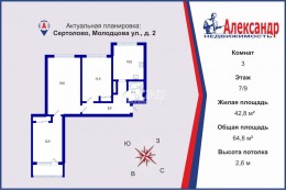 Сертолово-1, Молодцова, 2